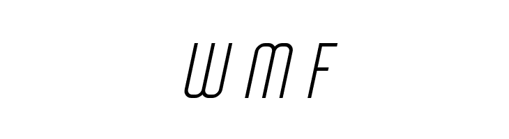 WOX~Modelist Light Italic Demo  Free Fonts Download