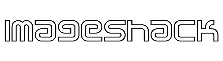 Sci Fied X Outline  Free Fonts Download