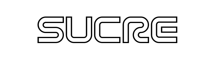 Sci Fied X Outline  Free Fonts Download