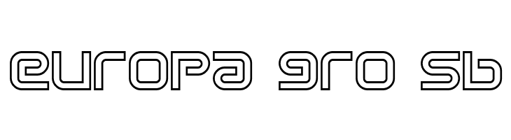 Sci Fied X Outline  Free Fonts Download