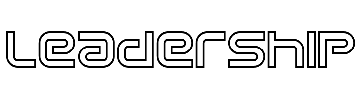 Sci Fied X Outline  Free Fonts Download