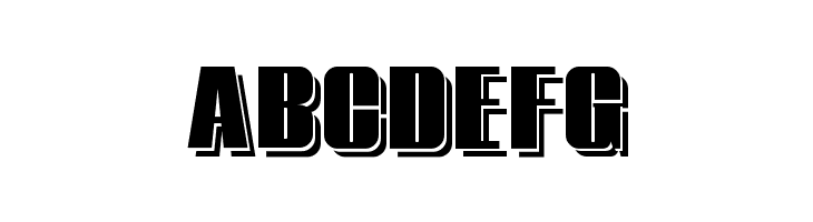 Typoline Demi Shadow  Free Fonts Download