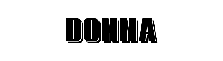Typoline Demi Shadow  Free Fonts Download