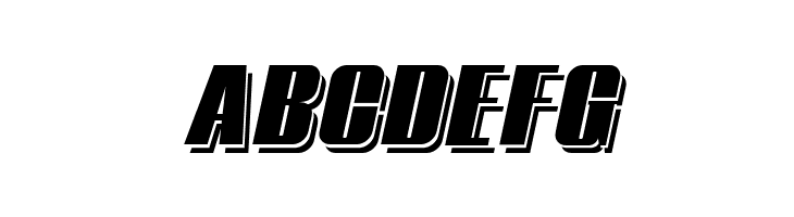 Typoline Demi Shadow Italic  Free Fonts Download