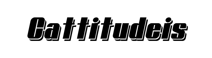 Typoline Demi Shadow Italic  Free Fonts Download