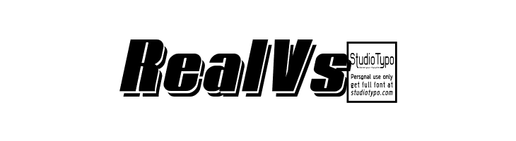 Typoline Demi Shadow Italic  Free Fonts Download