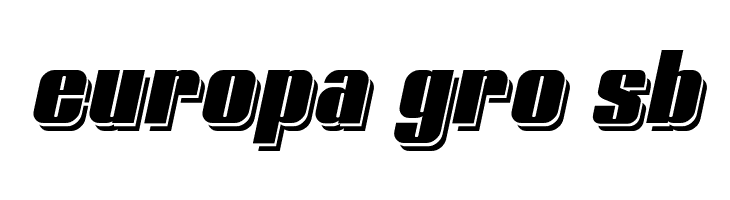 Typoline Demi Shadow Italic  Free Fonts Download