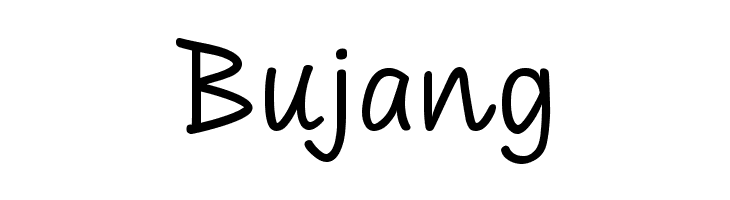 Bujang PAROLE Script Bold Demo Font