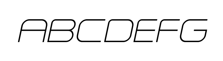 A-Space Thin Demo Italic  Free Fonts Download