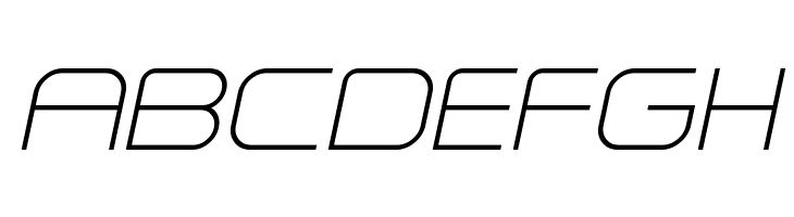 A-Space Thin Demo Italic  Free Fonts Download