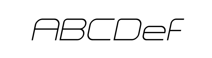 A-Space Thin Demo Italic  Free Fonts Download