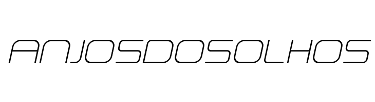 A-Space Thin Demo Italic  Free Fonts Download