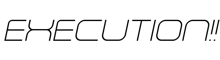 A-Space Thin Demo Italic  Free Fonts Download