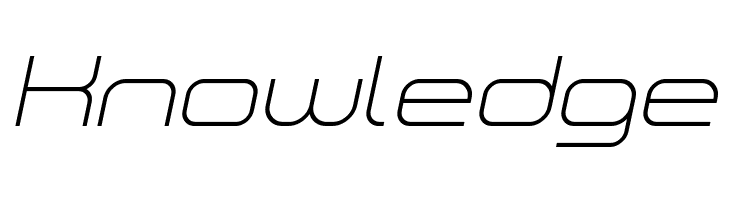 A-Space Thin Demo Italic  Free Fonts Download