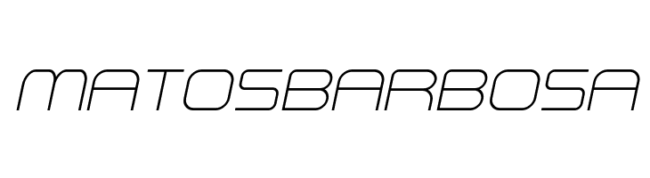 A-Space Thin Demo Italic  Free Fonts Download