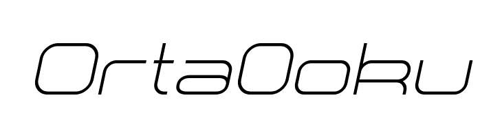 A-Space Thin Demo Italic  Free Fonts Download