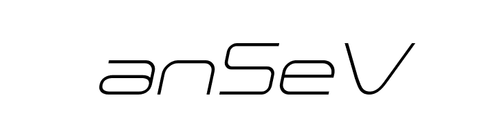 A-Space Thin Demo Italic  Free Fonts Download