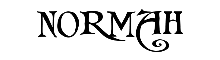 NORMAH Folkard Font