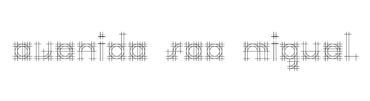 Bauhaus Sketch  Free Fonts Download