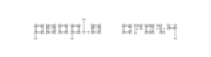 Bauhaus Sketch  Free Fonts Download
