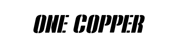 Bluefish STENCIL DEMO Italic  Free Fonts Download