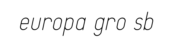Typo Quik Thin Demo Italic  Free Fonts Download