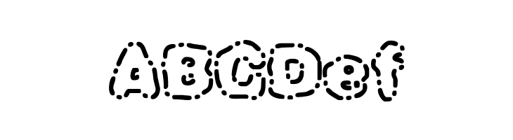 Dash Dot [BRK]  Free Fonts Download