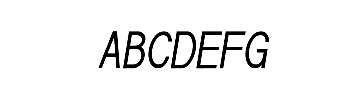 POE Sans Pro Ultra-Condensed Italic  Free Fonts Download