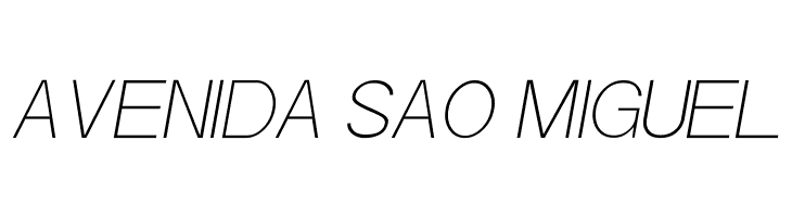 POE Sans Pro Thin Italic  Free Fonts Download