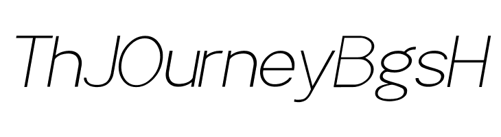 POE Sans Pro Thin Italic  Free Fonts Download
