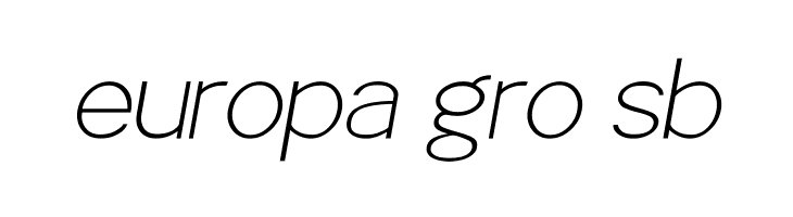 POE Sans Pro Thin Italic  Free Fonts Download