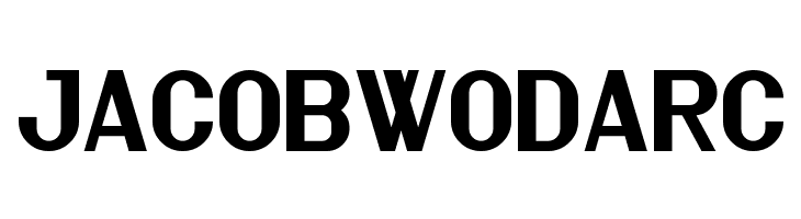 JACOBWODARC Azbuka Lowers 538Lyons Font