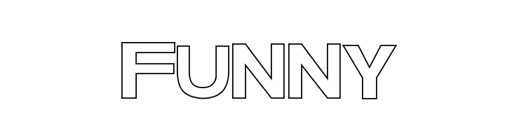 FunZone Two Outline Regular  Free Fonts Download