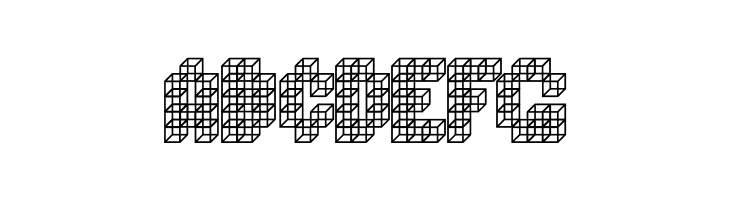 Cube Toss  Free Fonts Download