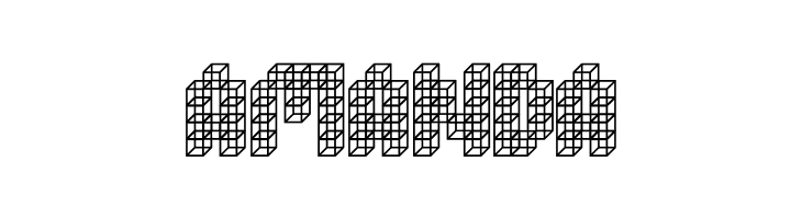 Cube Toss  Free Fonts Download