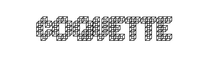 Cube Toss  Free Fonts Download