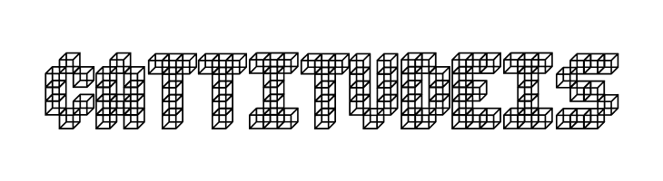 Cube Toss  Free Fonts Download