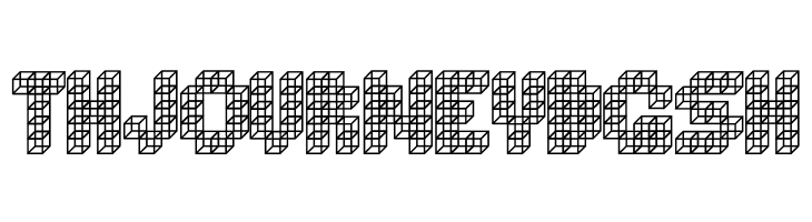 Cube Toss  Free Fonts Download