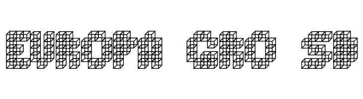 Cube Toss  Free Fonts Download