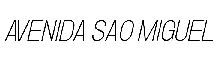 Doboto Thin Italic  Free Fonts Download