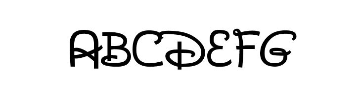 Dan's Disney  Free Fonts Download