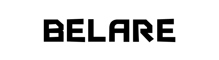 BELARE E4 Craze Font