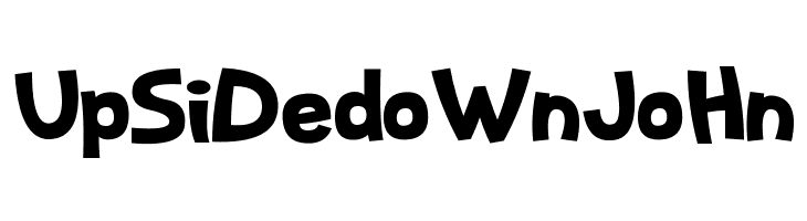 UpSiDedoWnJoHn Jones Combo Font
