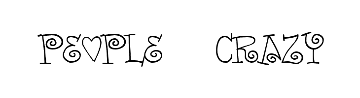 Words of love  Free Fonts Download