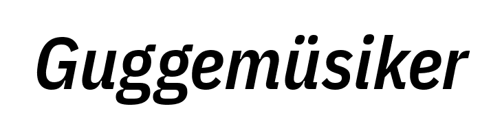 IBM Plex Sans Condensed SemiBold Italic  Free Fonts Download