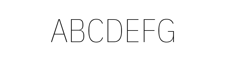 IBM Plex Sans Condensed Thin  Free Fonts Download