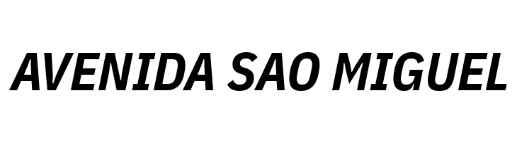 IBM Plex Sans Condensed Bold Italic  Free Fonts Download