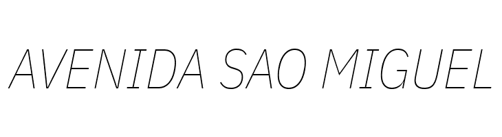 IBM Plex Sans Condensed Thin Italic  Free Fonts Download