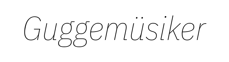 IBM Plex Sans Condensed Thin Italic  Free Fonts Download