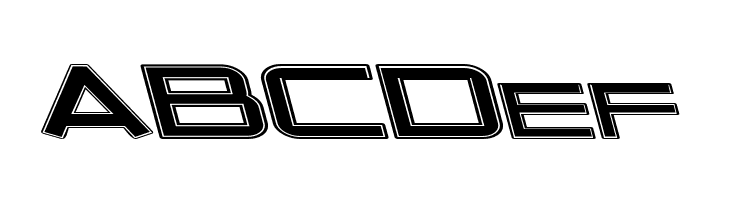 Outer Limits Extended Italic  Free Fonts Download